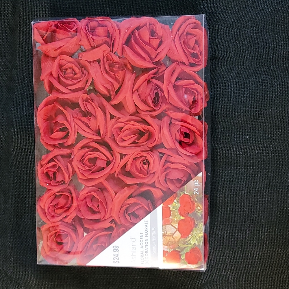 Red Roses 🌹,  24 pack, Floral Accent